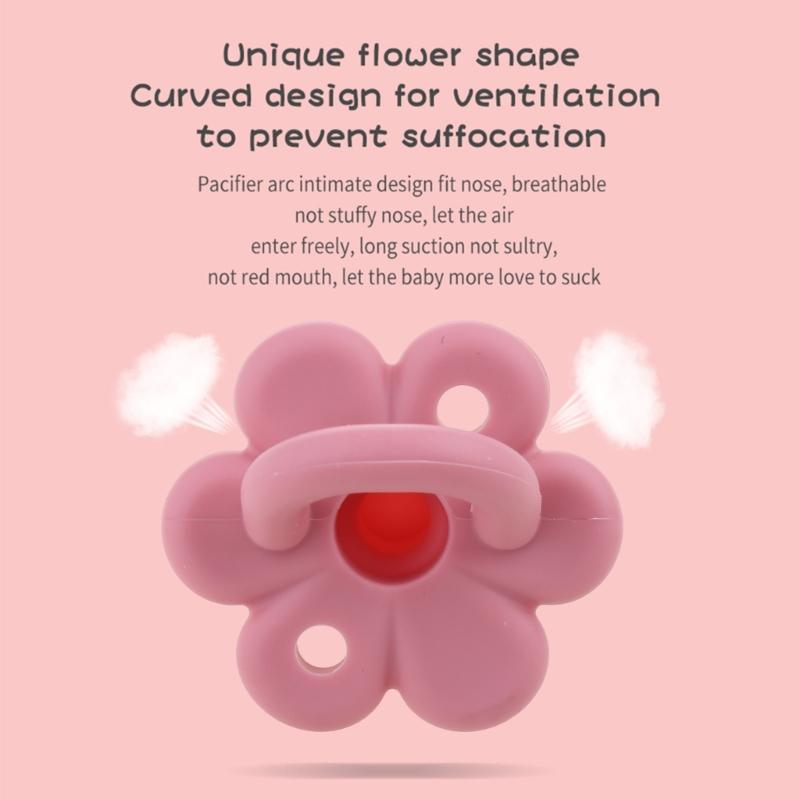 Baby Infants Pacifier Newborn Comfort Appease Nipple Dummy Flexible Soft BPA-Free Safe Silicone Soother Teether