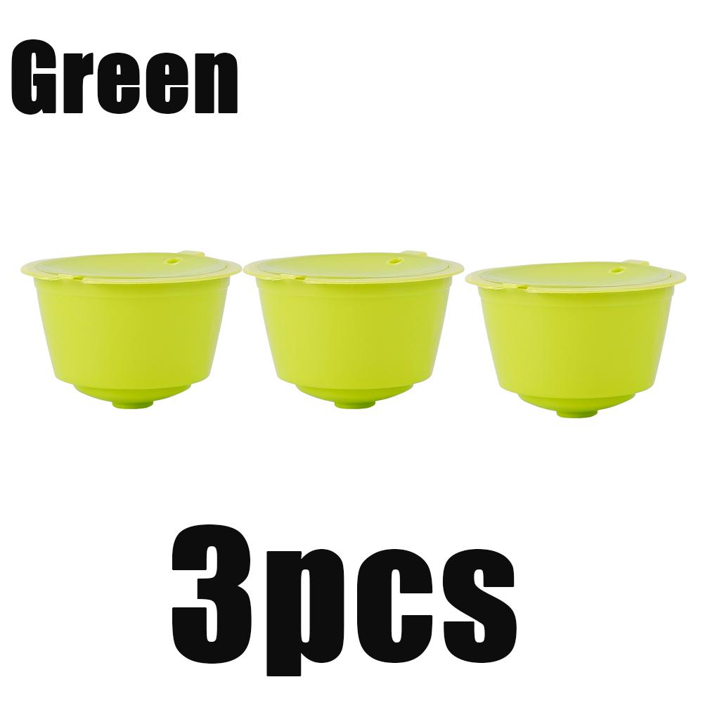 1/3/5/10pcs Reusable Coffee Capsules Filter Cup Dispenser for Nescafe Dolce Gusto Refillable Coffee Capsules Pod Compatible Kit