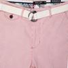 Men's DEELUXE 74 Striped Peach Short Quentin with Belt