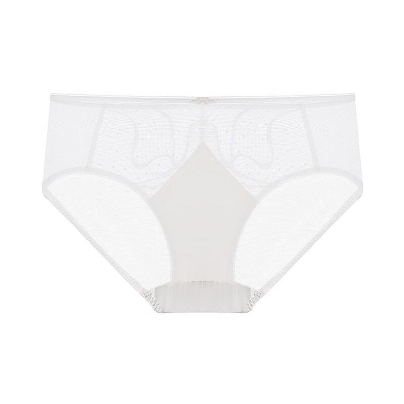 Aimer Women's Summer Breathable Mesh Lace Mid-Waist Boxer Briefs AM23A981