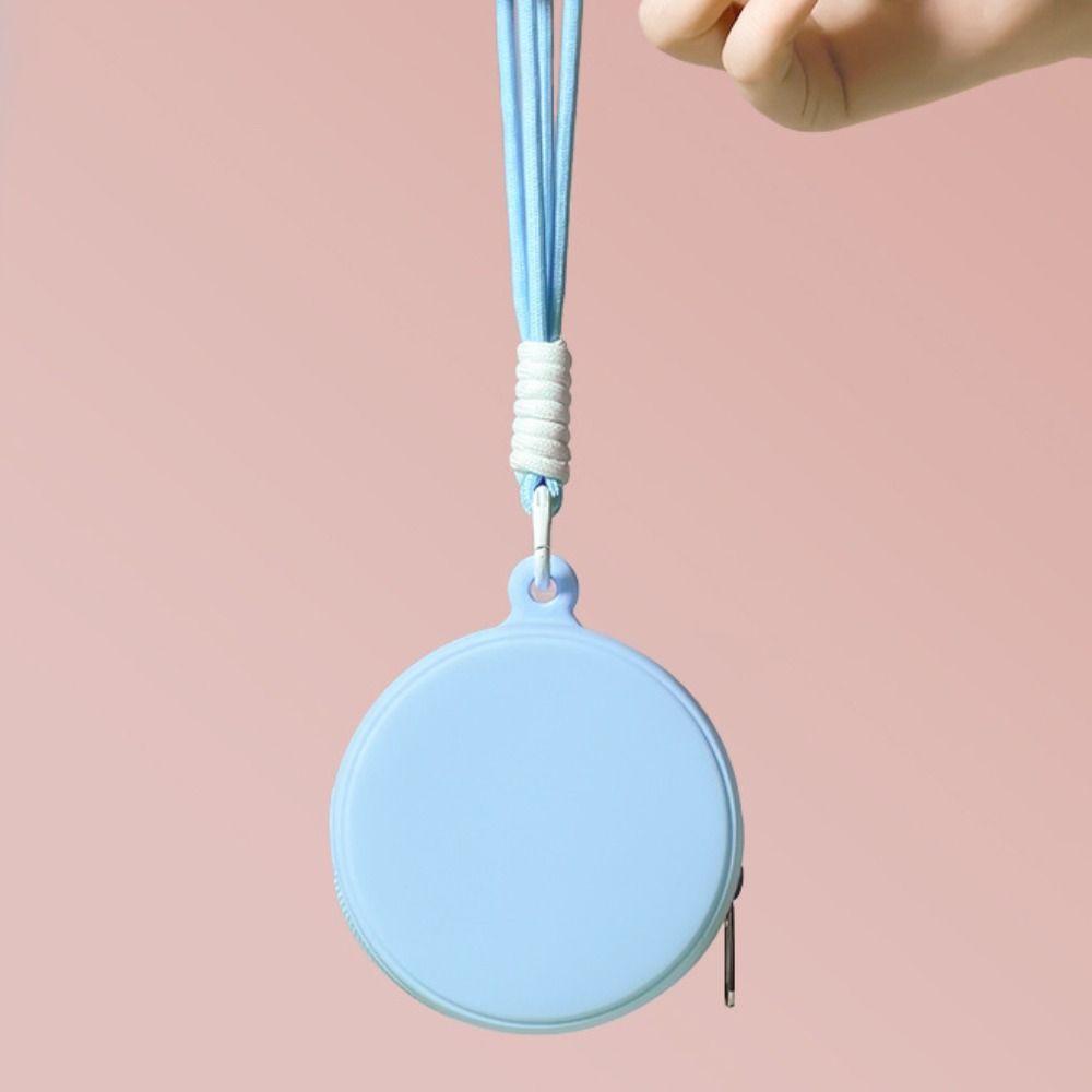 Multifunctional Silicone Earphone Bag Round Data Cable Storage Bag Waterproof Coin Purse  Man