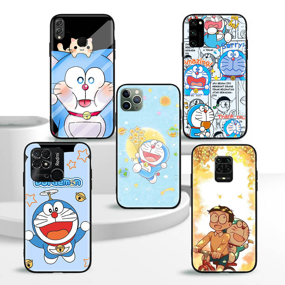 W-8 Doraemon Soft Case pro Samsung A04s A05s A10s A11 A12 A14 A15 A22 A23 A32 A50S M31 M51 M52 M53 A25 A30S A51 A52 A55 A70 A71 A72 S10 S9