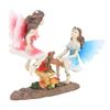 Fairy Statue Ornament Seesaw Figure Resin Realistic Figurine Decoration for Garden Home Living Room