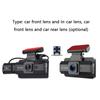 Registratore video per auto multilingue con doppia lente Dash Cam automatica Registratore per videocamera per auto Ciclo di visualizzazione notturna
