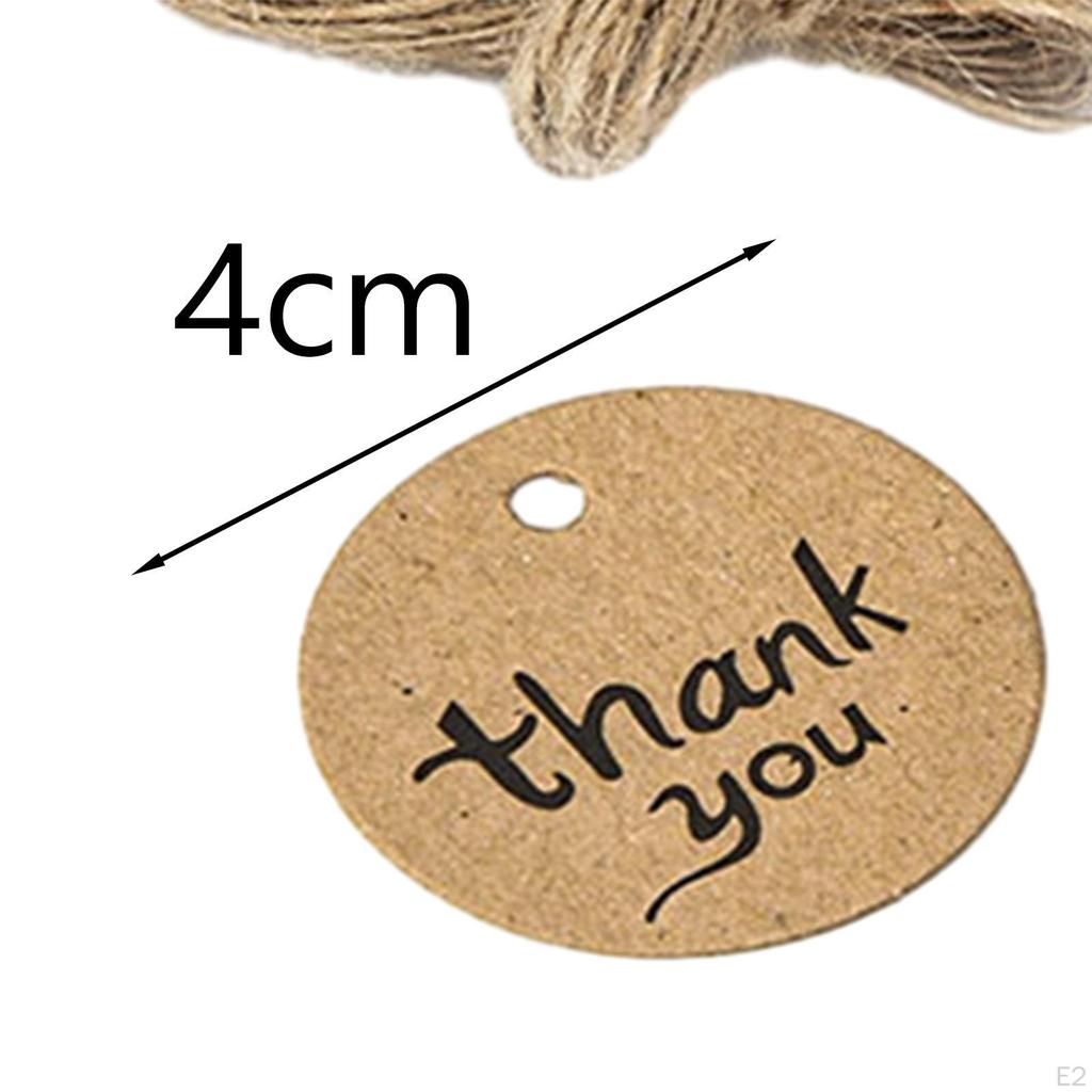 100Pcs Valentine's Day Paper Gift Tags Packing Decoration Hanging Labels