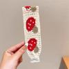 Knitting Colorful Flower Print Velcro Headband For Women Girls Sweet Hair Ornament Headwear Hair Band Hair Accessories