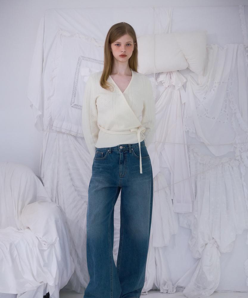 ROSEFRANTZ Muse Wrap Rib Knit [Ivory]
