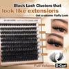 100D Single Tuft Eyelash Extension Set, Fluffy And Dense Photogenic Diy Self-Grafting Imitation Mink False Eyelashes