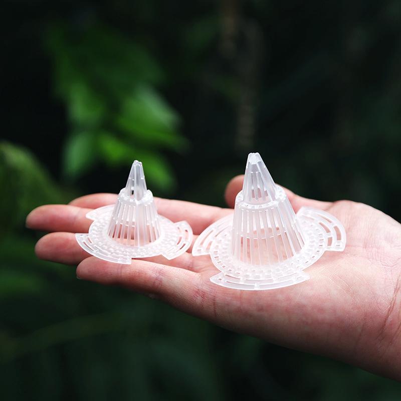 20Pcs Flower Pot Bottom Mesh Gasket Fixed Wing Design Strong Toughness Improving Drainage Flower Mesh Gasket Garden Supplies