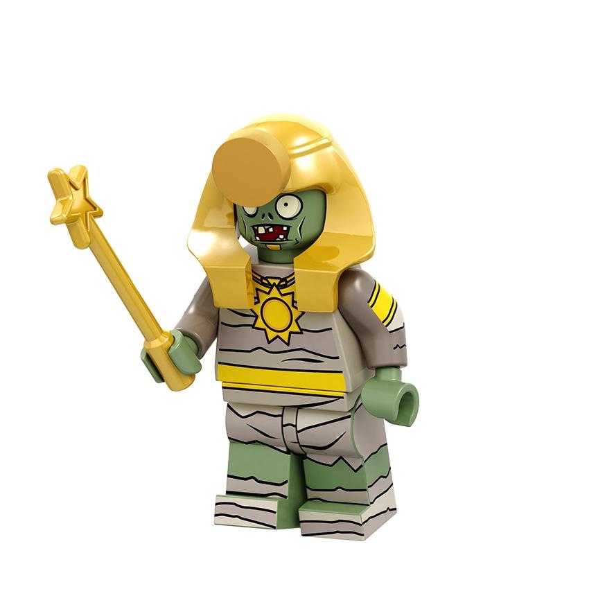 Children's Building Toy Plant Vs. Zombie Boy Mini Granule Toy