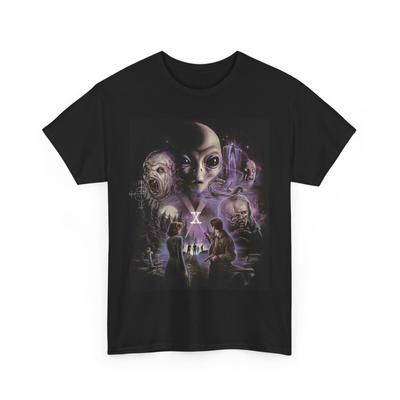 XFiles Tee Alien Conspiracy Theory T-shirt Paranormal Tee Mulder and Scully
