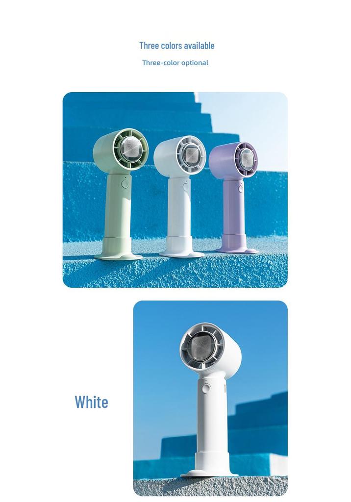 2026 Portable Mini Desktop & Handheld Cooling Fan with Phone Holder