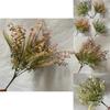Durable Plastic Artificial Florals 25 Stems Realistic Fake Flowers For Event Styling Home Office Decor