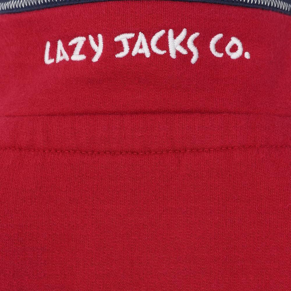 Lazy Jacks Pojkar Randig Tröja med Kvartszip