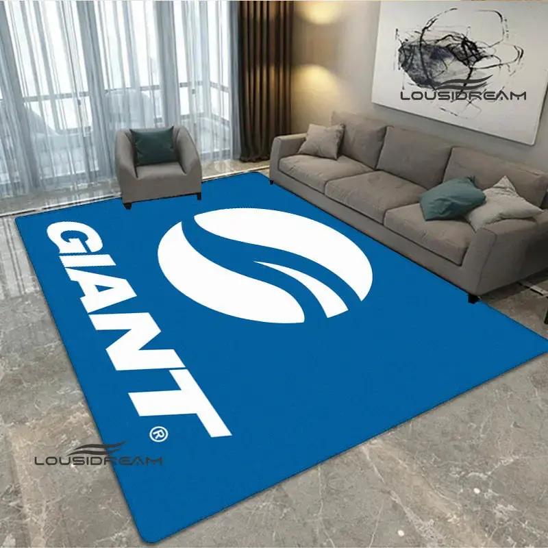 3D Bicycle brand logo printed carpet fashion home decoration non-slip carpet photography propsmal area rug birthday gift