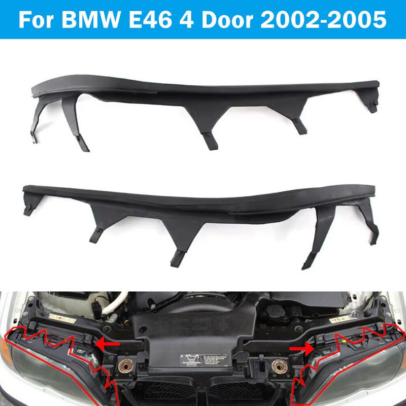 1 Paar Scheinwerferlinsendichtung für BMW 3er E46 4-Türer 2002-2005, nur passend für 4-Türer-Modelle