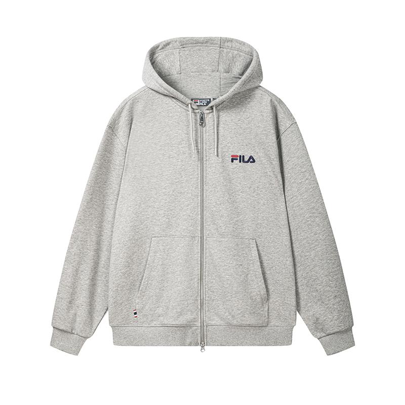 FILA Оригинальная Черно-Серо-Белая Медведь Модная Повседневная Универсальная Куртка Унисекс куртки F51U639502FMG XS