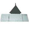Foldable PU Leather Bluetooth Keyboard with Touchpad for Mobile Phones & Tablets