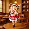 EILEENA Girl School Uniform Figure: Two-Dimensional Game-Themed Desktop Ornament