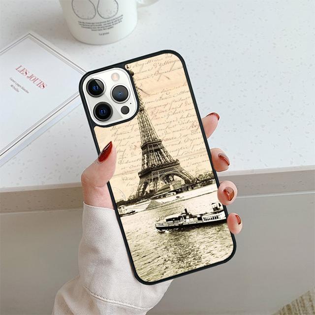 London Eye Eiffel Tower Big Ben Phone Case For iPhone 17 Air 14 15 16 13 12 Cover For Apple Pro Max 6S Plus