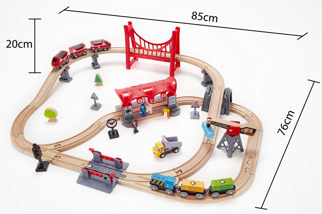Hape Sakamichi City Rail Set E3730