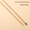Carbonized Bamboo Straight Knitting Needles Set for Scarves and Sweaters