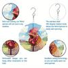 2D Rooster Wind Spinner Kinetic Metal Garden Decor for Outdoor Farmhouse Patio Yard No Battery Required Unique Gift Idea