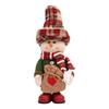 Christmas Decorations Linen Top Hat Standing Doll Santa Claus Snowman Home Decoration Ornaments