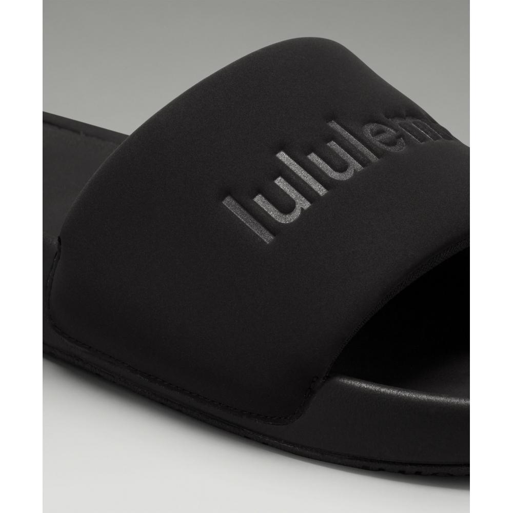 Lululemon Men S reStfeel Slide  Graphic Black Black Black