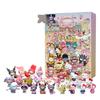 Weihnachts-Countdown-Kalender, Blindbox mit 24 Taschen, Zahlen 1 bis 24, Cartoon-Tierfigur, Geschenkbox, 24 Tage, Weihnachts-Adventskalender