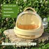 Breathable Guinea Pig Outer Basket Plastic Small Pet Travel Carrier Portable Hamster Carrier Cage