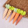 Festive Home Accessories Holiday Decoration 5pcs Easter Carrot Ornaments Artificial Fabric Carrots for Home Decorations Party