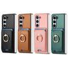 Samsung ZFold7/ZFold6 Leather Card Slot Case with Lanyard - Skin-feel PU Protective Cover