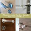 Door Handle Buffer PVC Crash Wall Low-noise Safety Handle Bumper Stopper