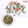 50 Pcs/Box Nail Art Charms Color Mixed Small Daisy Flower Rose Ultra Thin Wood Pulp Patch Diy Nail Art Jewelry Nail Accessories