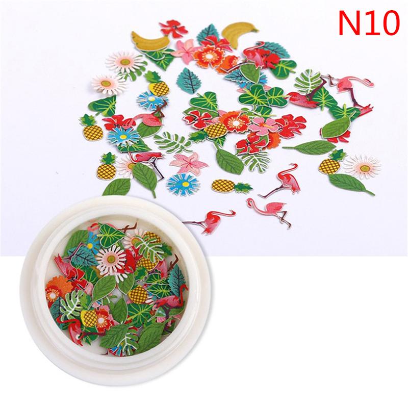 

50 шт./коробка Шармы для нейл-арта Смешанные цвета Маленький цветок ромашки Роза Ультратонкая наклейка из древесной массы Сделай сам Ювелирные изделия для нейл-арта Аксессуары для ногтей