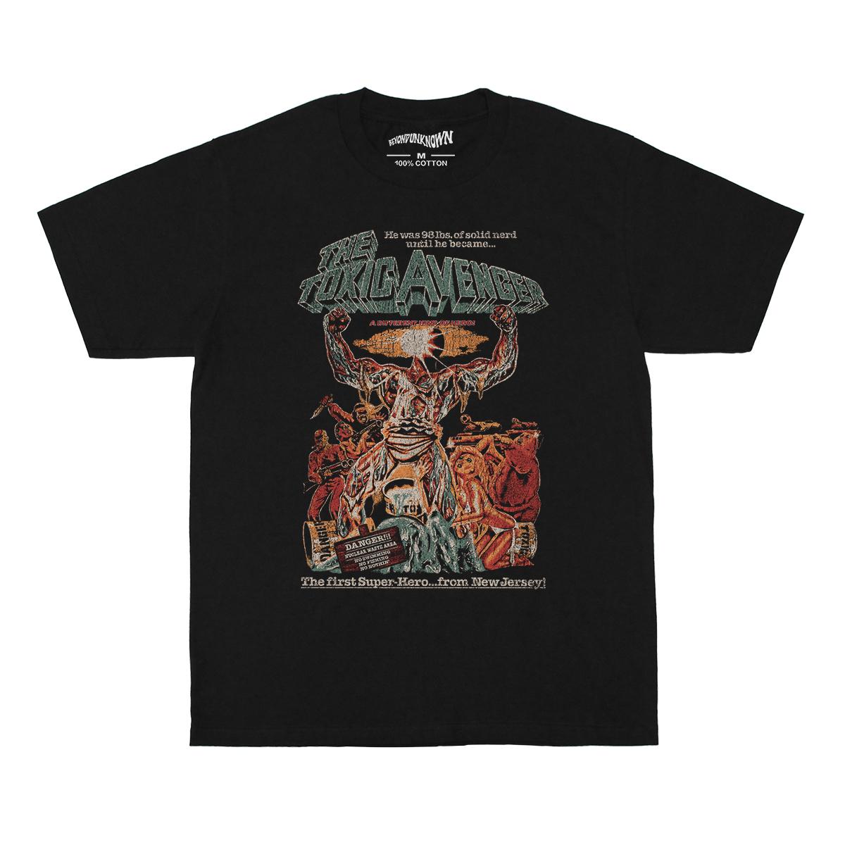 The Toxic Avenger T Shirt 80S Cult Horror B Movie Street Trash Brain Damage Unisex Graphic Short Sleeves Cotton Printed Shirts S