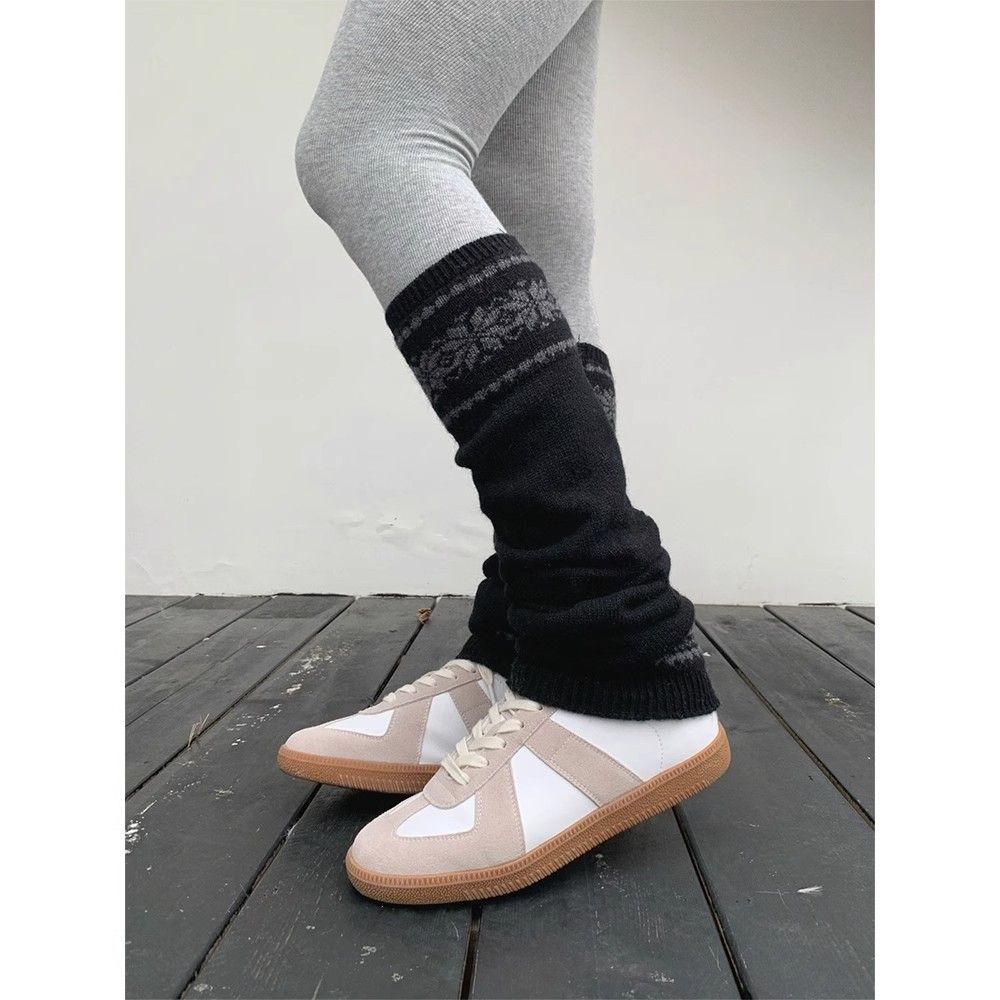 

Fel Island Leg Warmers Warm Leg Warmers Retro Boot Covers Cute Y2k Goth Socks For Cosplay Girls Fashion Winter Wear One Size чёрный