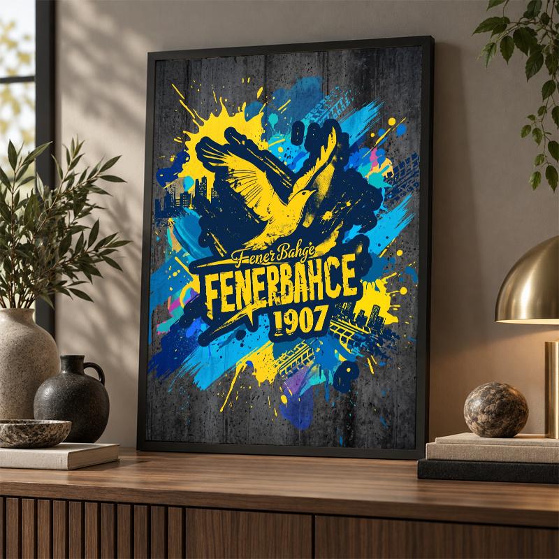 Fenerbahçe FC Diamond Painting Kit 5D Full Drill DIY Diamond Mosaic Wall Art Home Decor