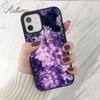 Purple Flower Phone Case for iPhone 11 12 13 14 Pro Max Mini X XR XS SE 2020 5 6S 7 8 Plus Samsung Galaxy S21 S22 Cover Shell