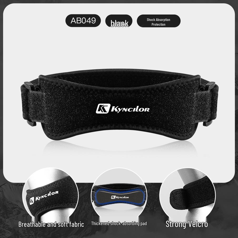 Breathable Compression Patella Strap: Anti-Slip, Shock-Absorbing Knee Protector for Running