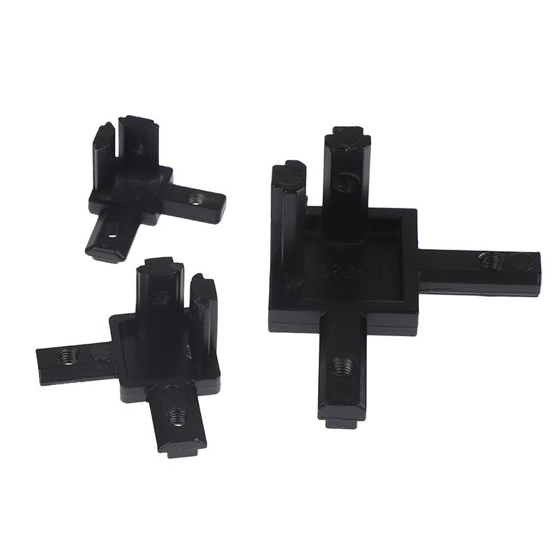 3 Way End Angle Bracket Connectors 4Pcs Oxidation Resistant Surface Fit Aluminium Extrusion Profile CNC Machine Enclosure Builds