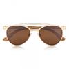 Earth Wood Positano Polarized Sunglasses Zebra Brown