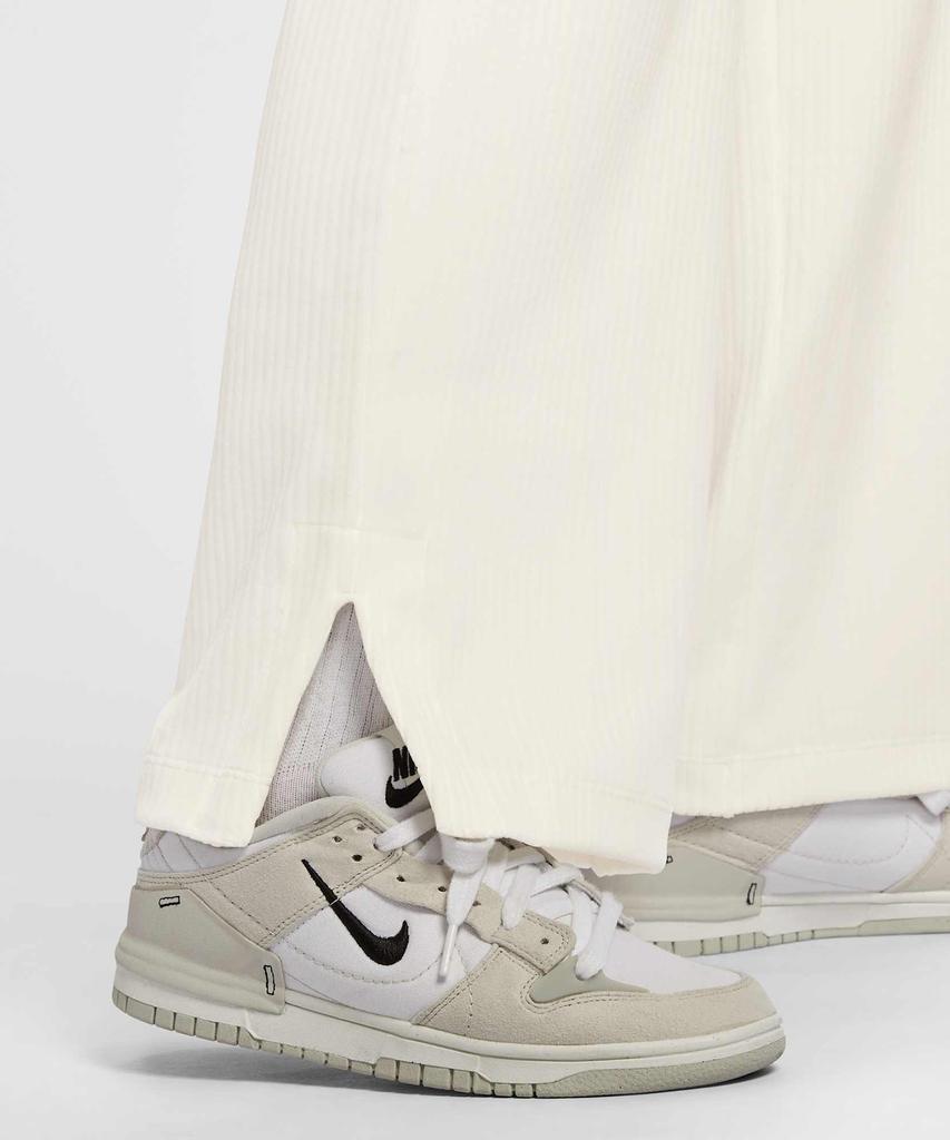 NIKE Sportswear Velour High-Waisted Wide-Leg Pants W - Sale: Fossil Stone / Hv5036-133
