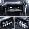 For Toyota Land Cruiser Prado 150 2010-2025  ABS Black Car Glove Box Interval Storage Box Car Accessories
