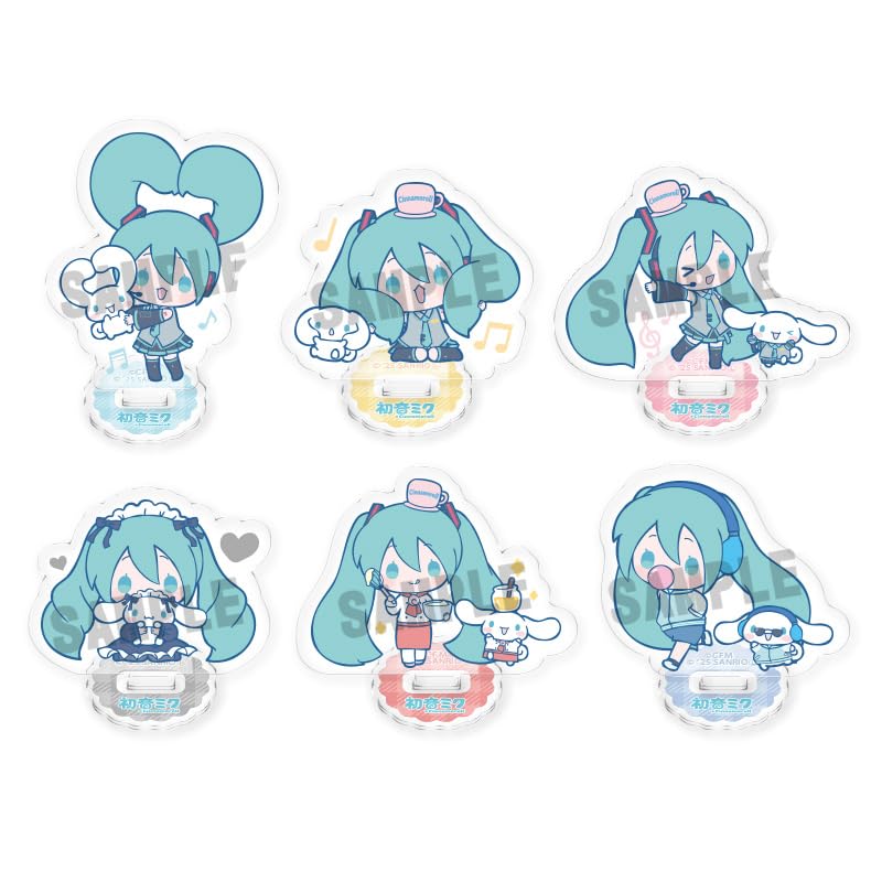 

Hatsune Miku x Cinnamoroll Trading Mini Acrylic Stands Box of 6