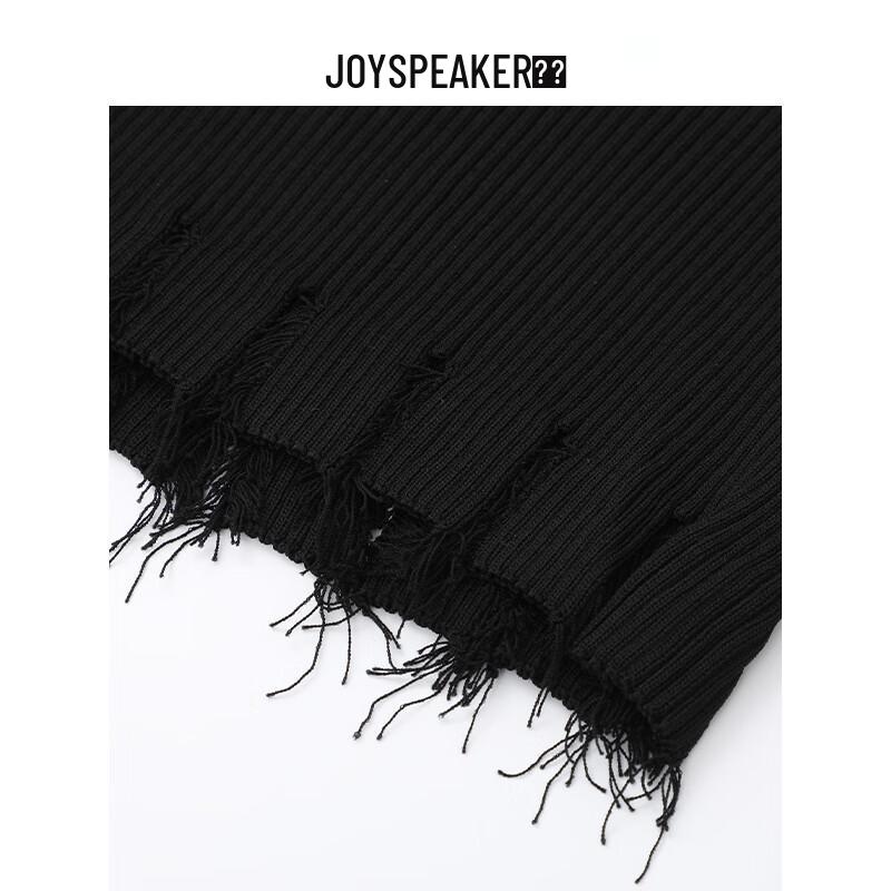 JOY SPEAKER Women's Half-High Collar Half-Zip Knitted Sweater
