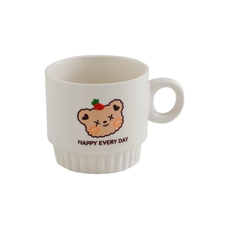 Cartoon Bear Ceramic Couple Mug Gift Set