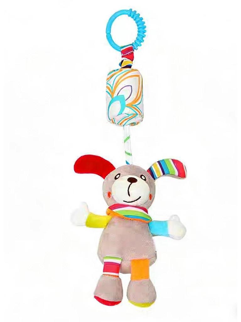 Animal Wind Chime & Teether Pendant for Strollers & Cribs