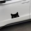 2PCS Cartoon Fun Black Cat Car Stickers Body Bumper Scratches Covering Decorative Stickers